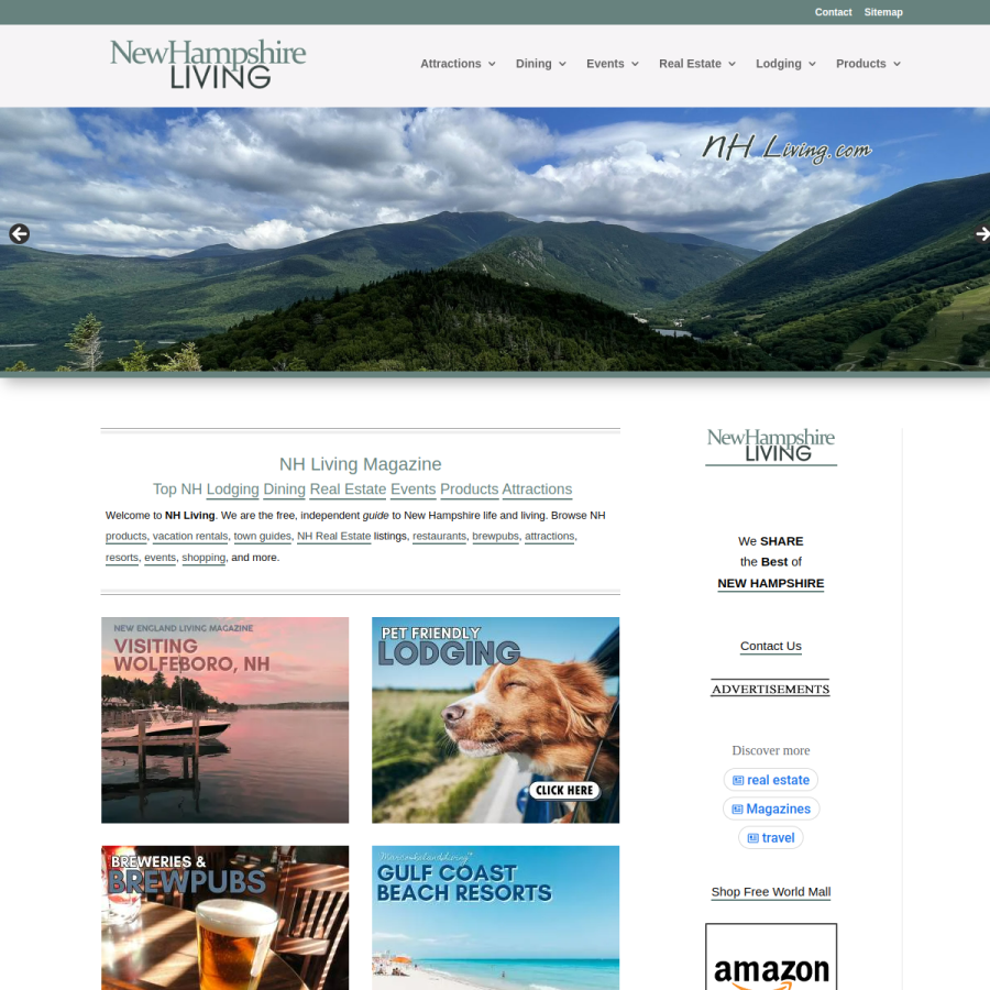 nhliving.com homepage screenshot
