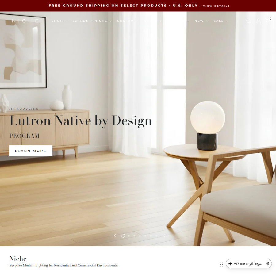 nichemodern.com homepage screenshot