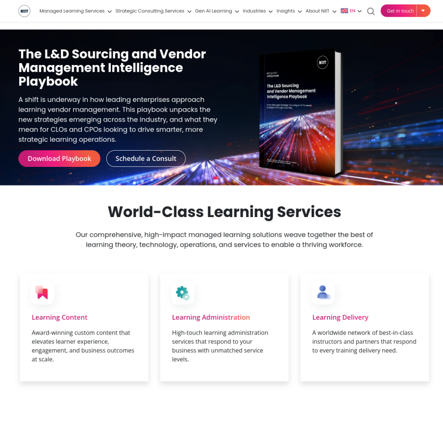 niit.com homepage screenshot