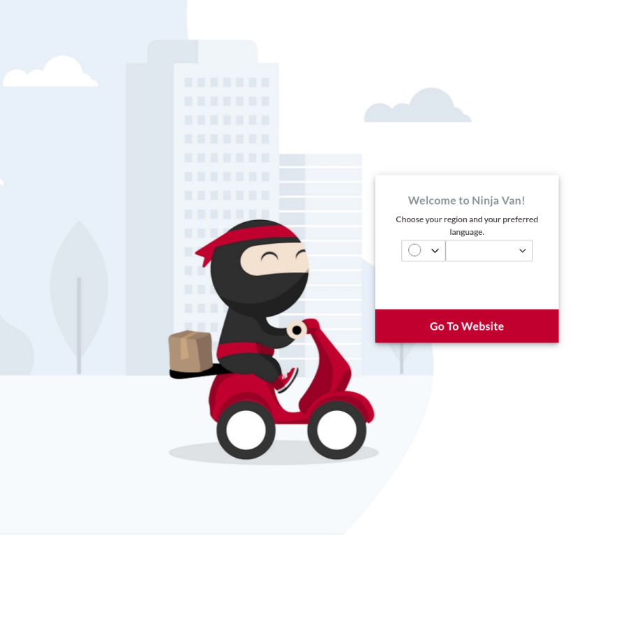 ninjavan.co homepage screenshot