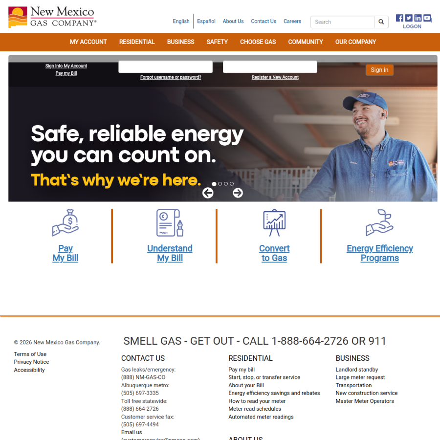 nmgco.com homepage screenshot