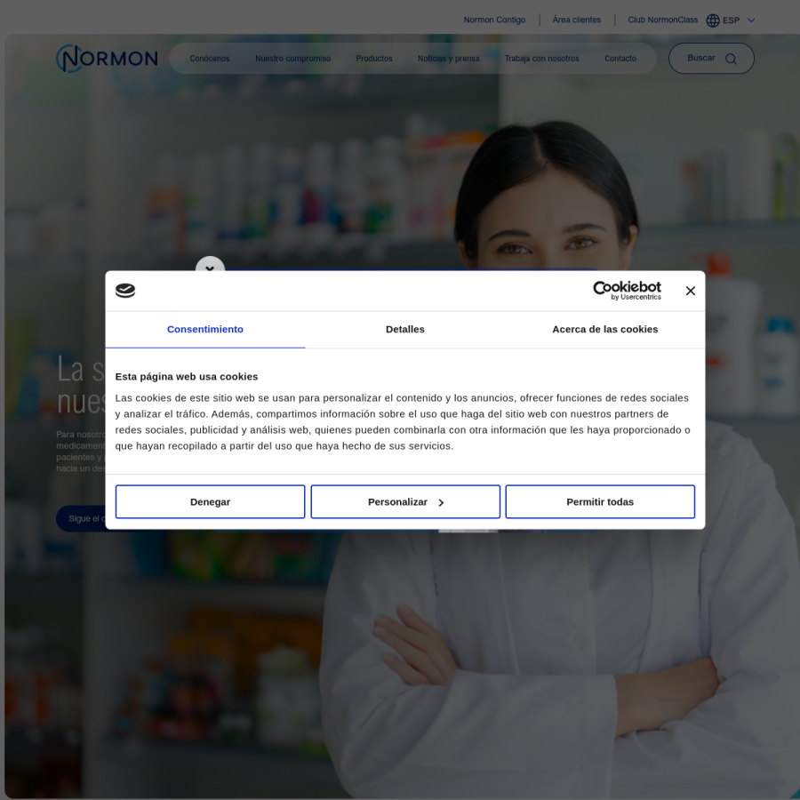 normon.com homepage screenshot