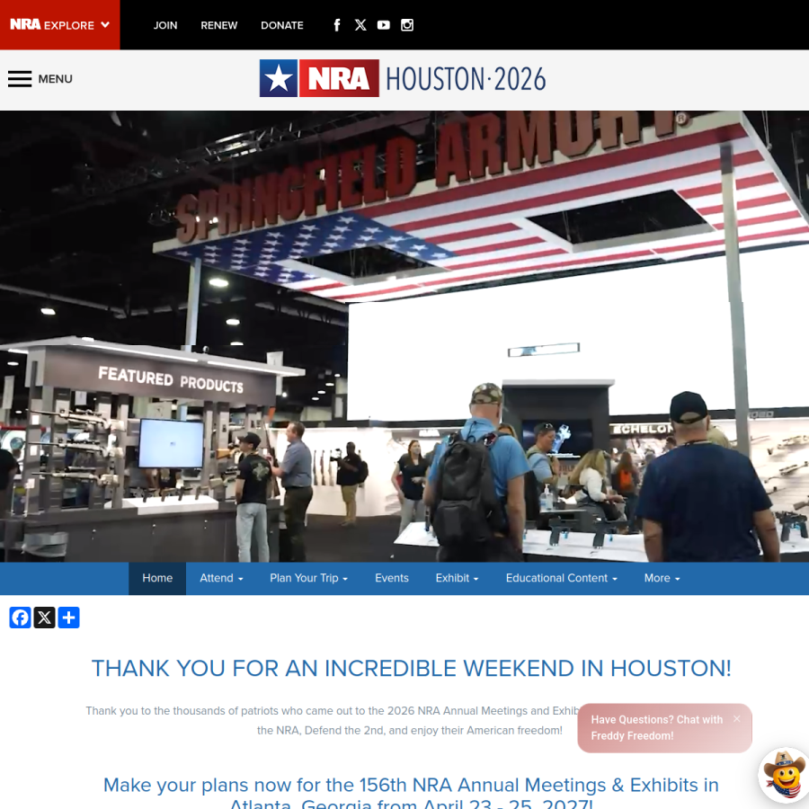 nraam.org homepage screenshot