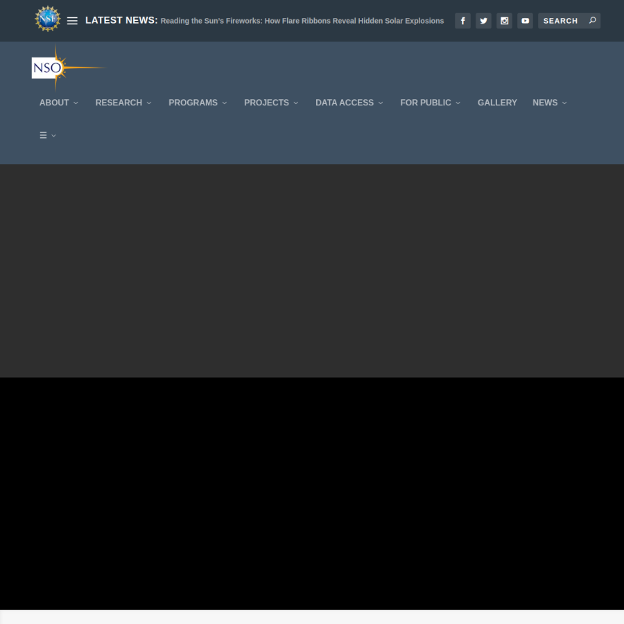 nso.edu homepage screenshot