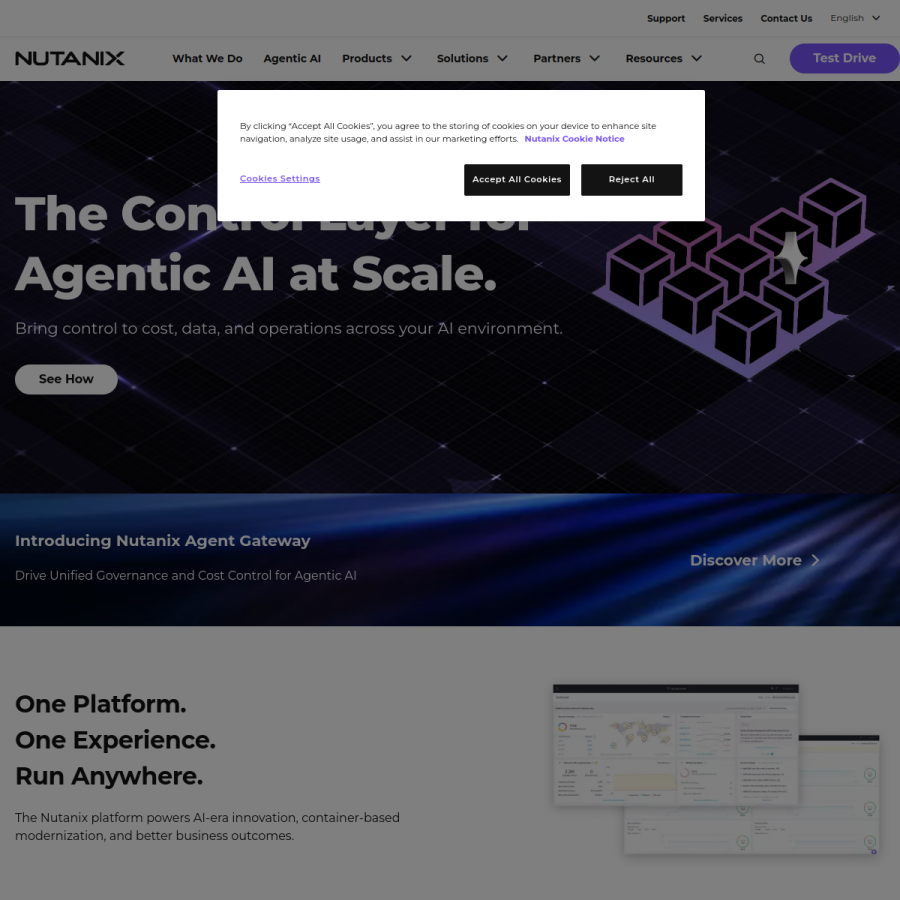 nutanix.com homepage screenshot