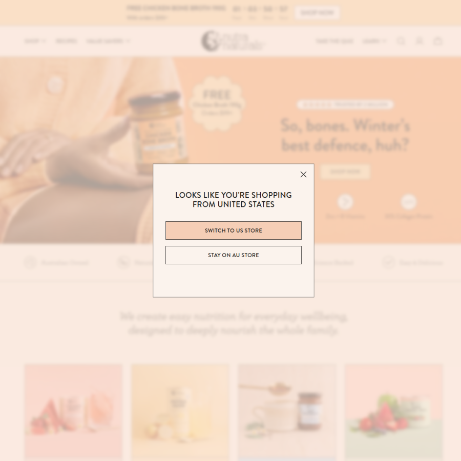 nutraorganics.com.au homepage screenshot