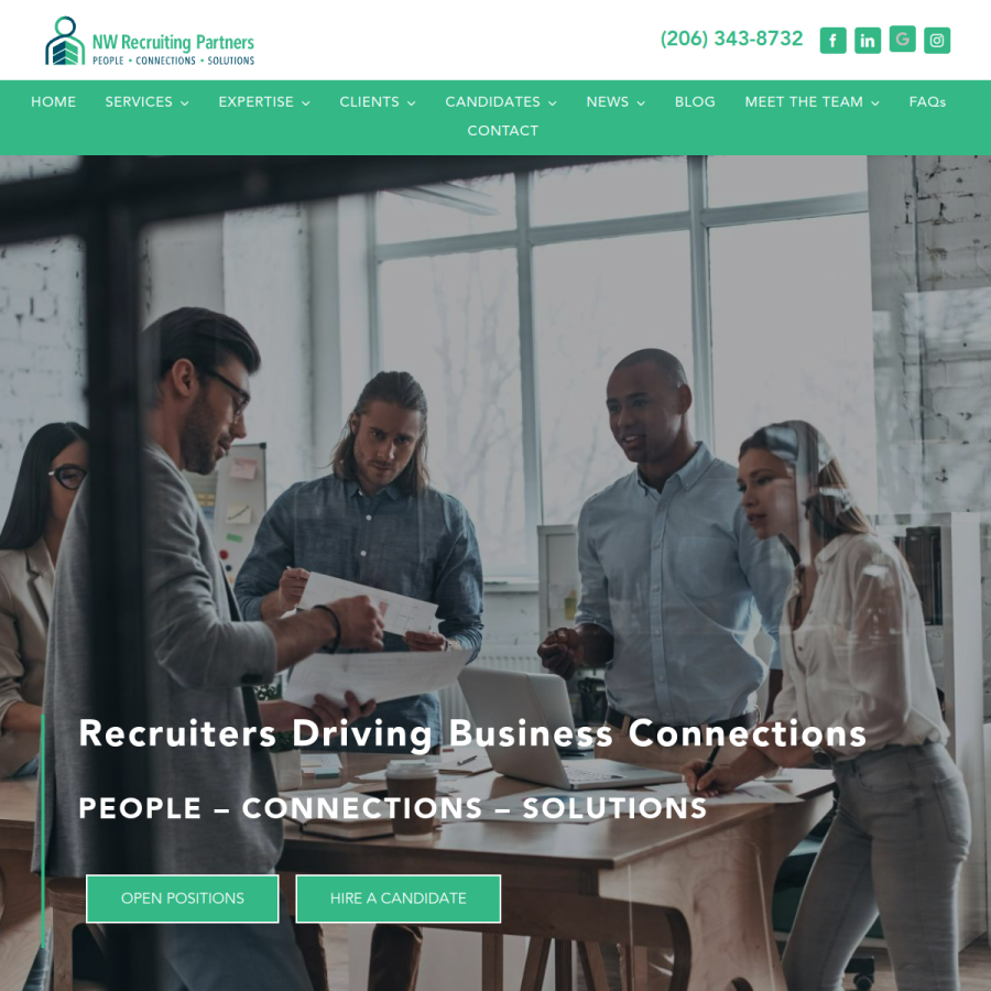 nwrecruitingpartners.com homepage screenshot