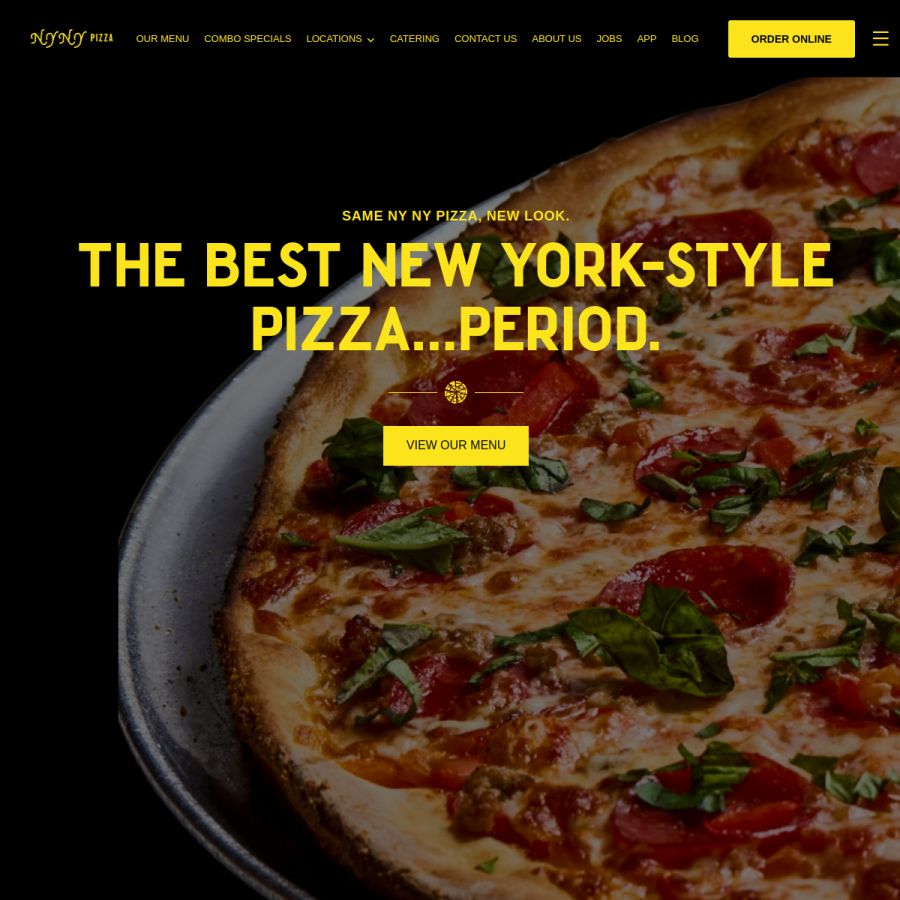 nynypizzeria.com homepage screenshot