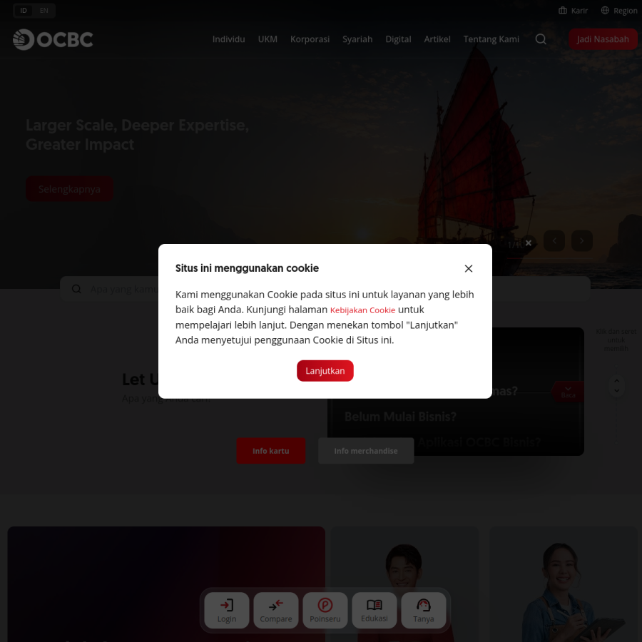 ocbc.id homepage screenshot