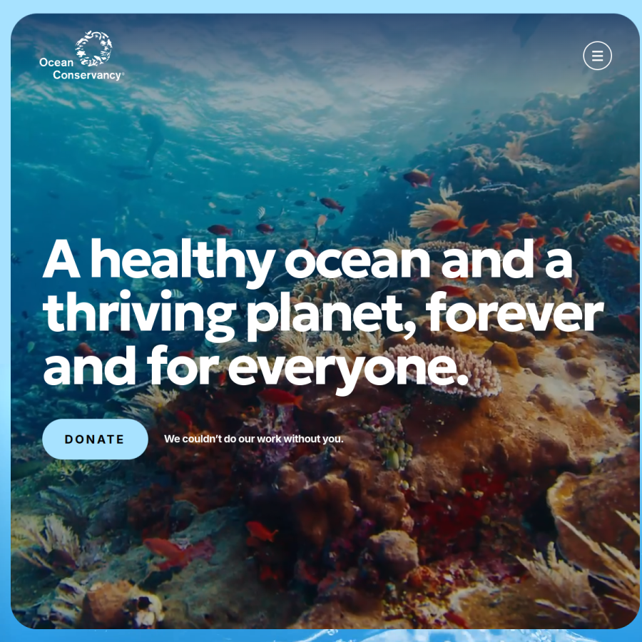 oceanconservancy.org homepage screenshot