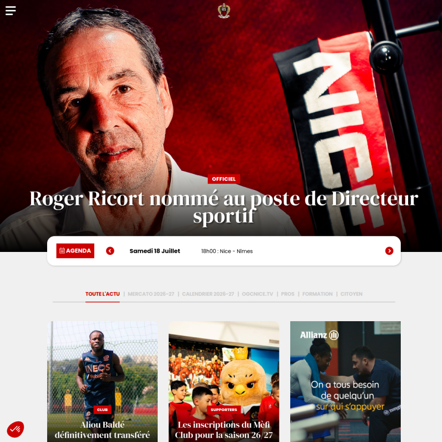 ogcnice.com homepage screenshot