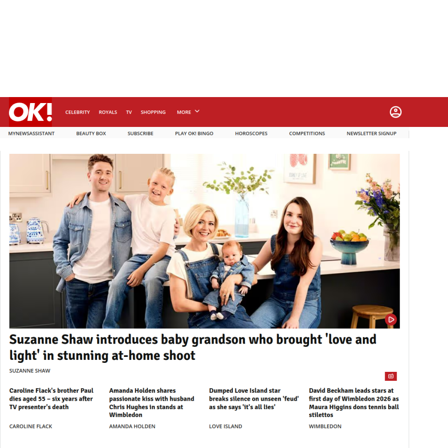 ok.co.uk homepage screenshot