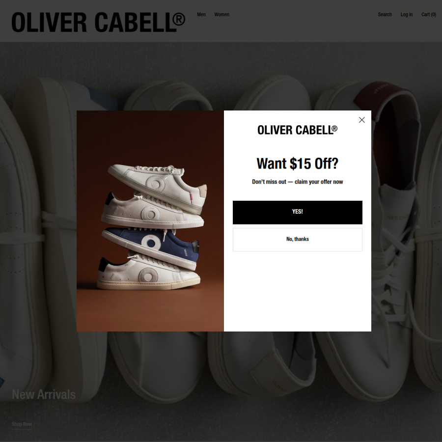 olivercabell.com homepage screenshot