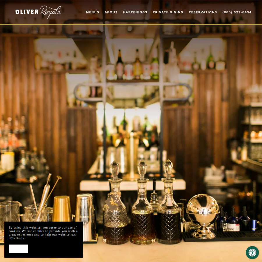 oliverroyale.com homepage screenshot