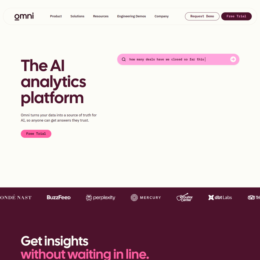 omni.co homepage screenshot