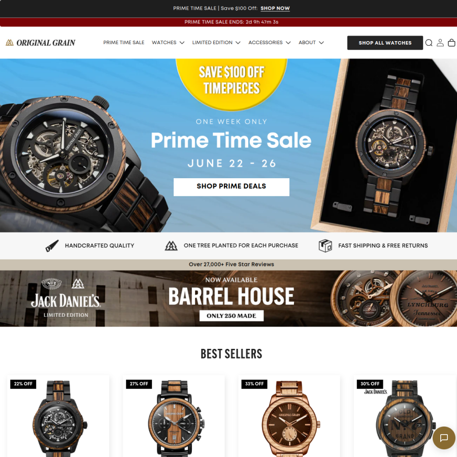 originalgrain.com homepage screenshot