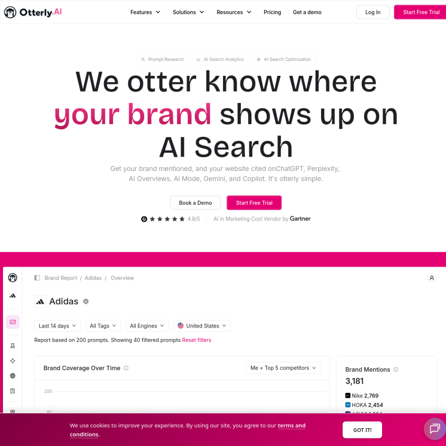 otterly.ai homepage screenshot