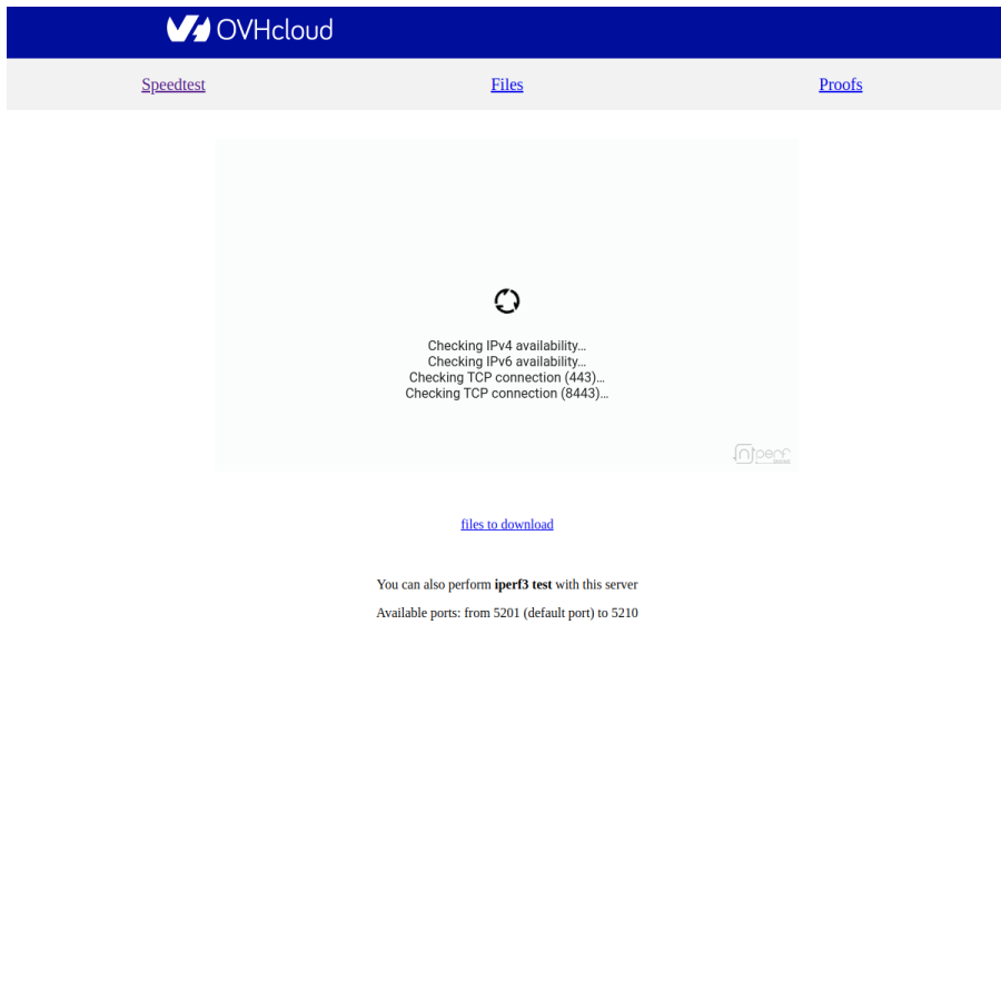 ovh.net homepage screenshot