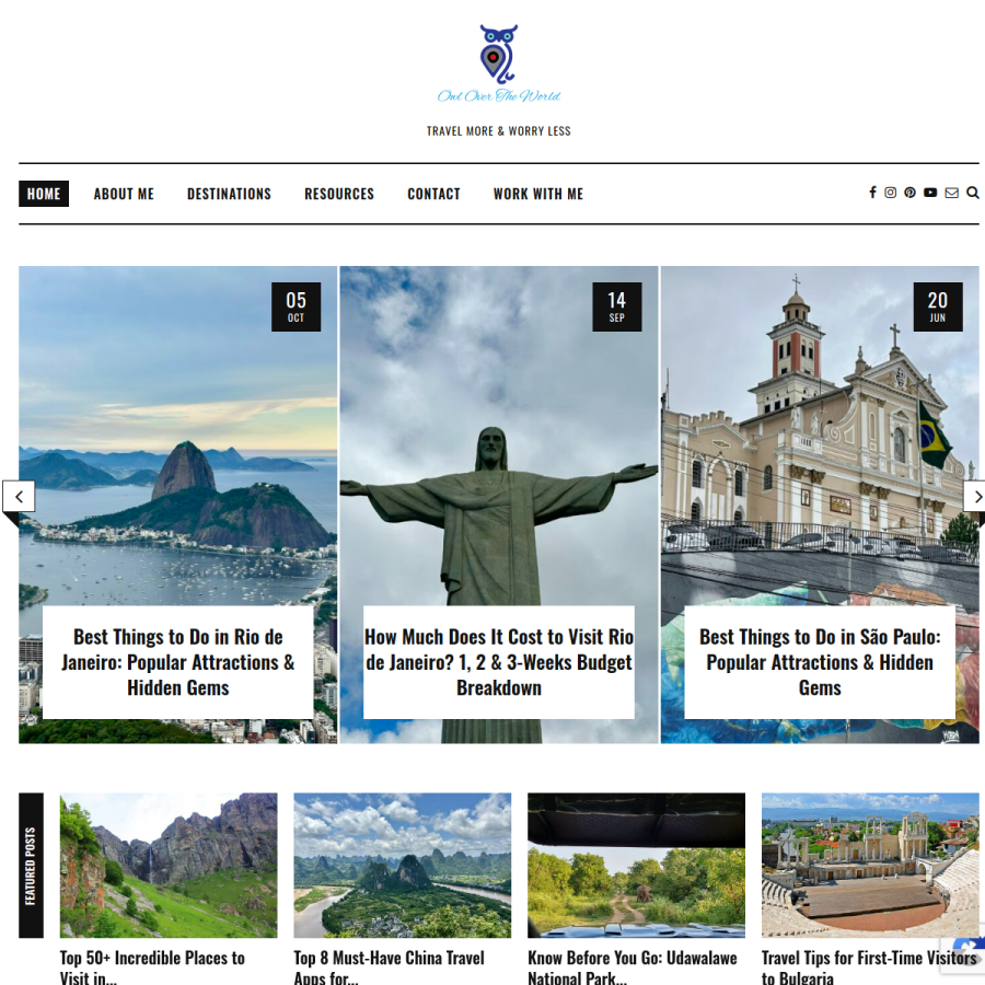 owlovertheworld.com homepage screenshot
