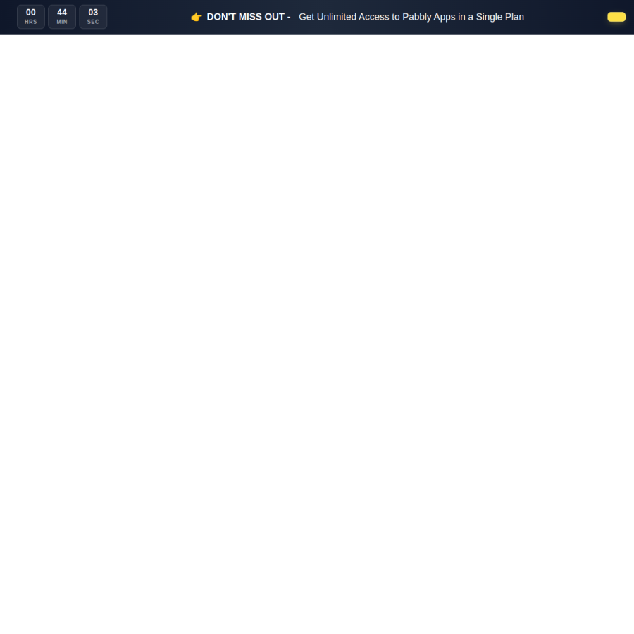 pabbly.com homepage screenshot