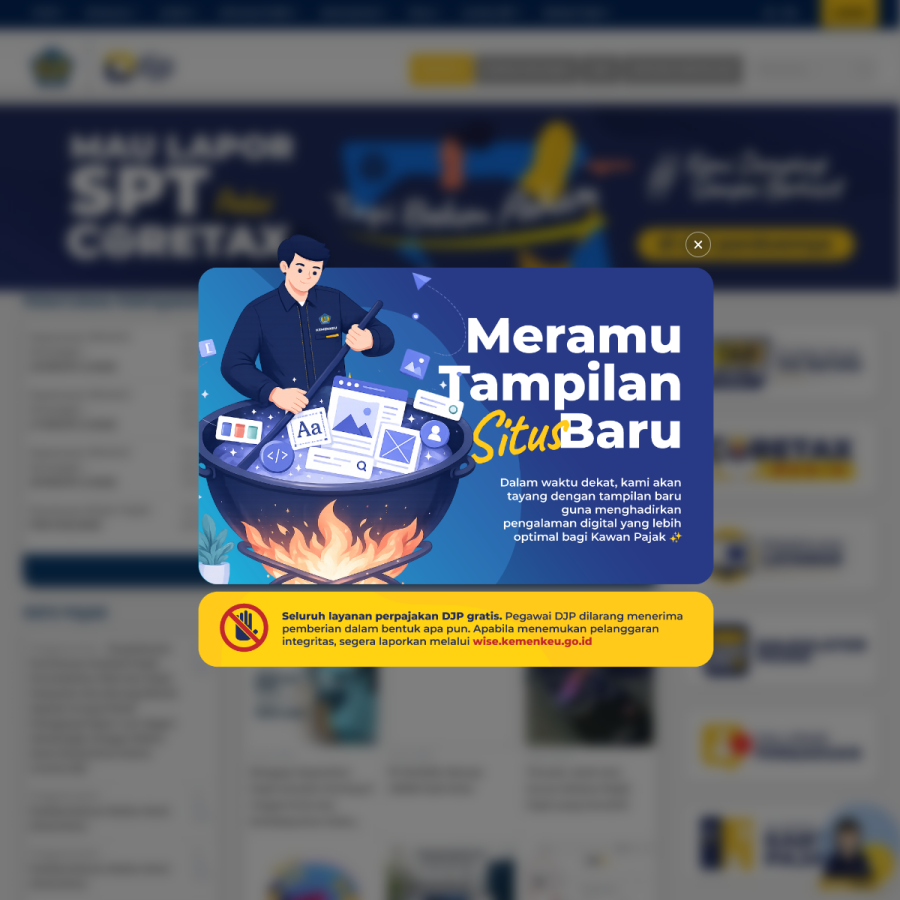 pajak.go.id homepage screenshot