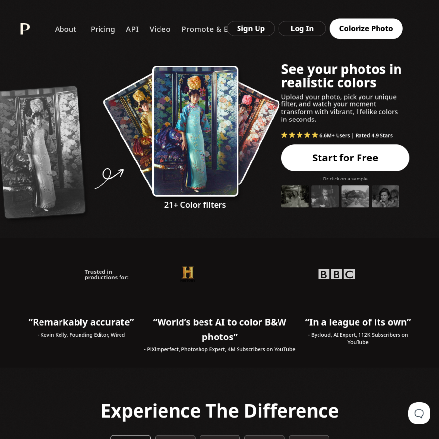 palette.fm homepage screenshot