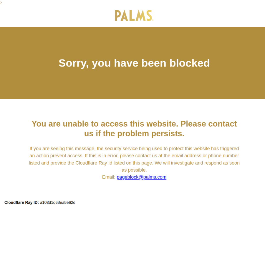 palms.com homepage screenshot