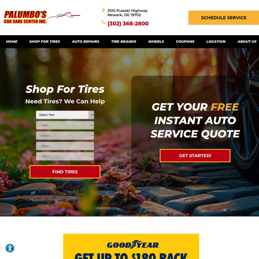 palumbos.net homepage screenshot
