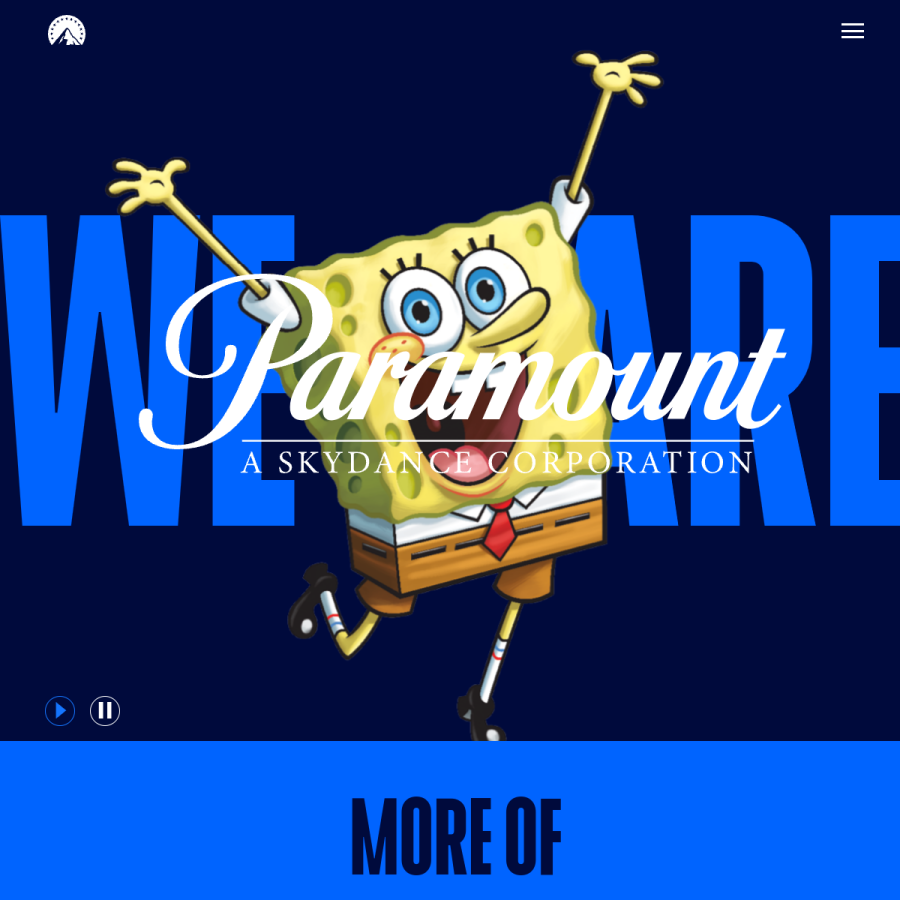 paramount.com homepage screenshot