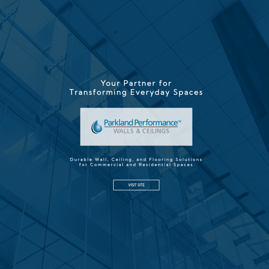 parklandplastics.com homepage screenshot