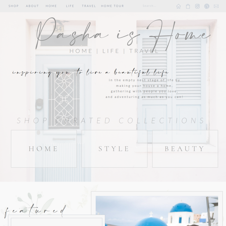 pashaishome.com homepage screenshot