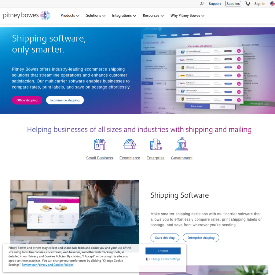 pb.com homepage screenshot