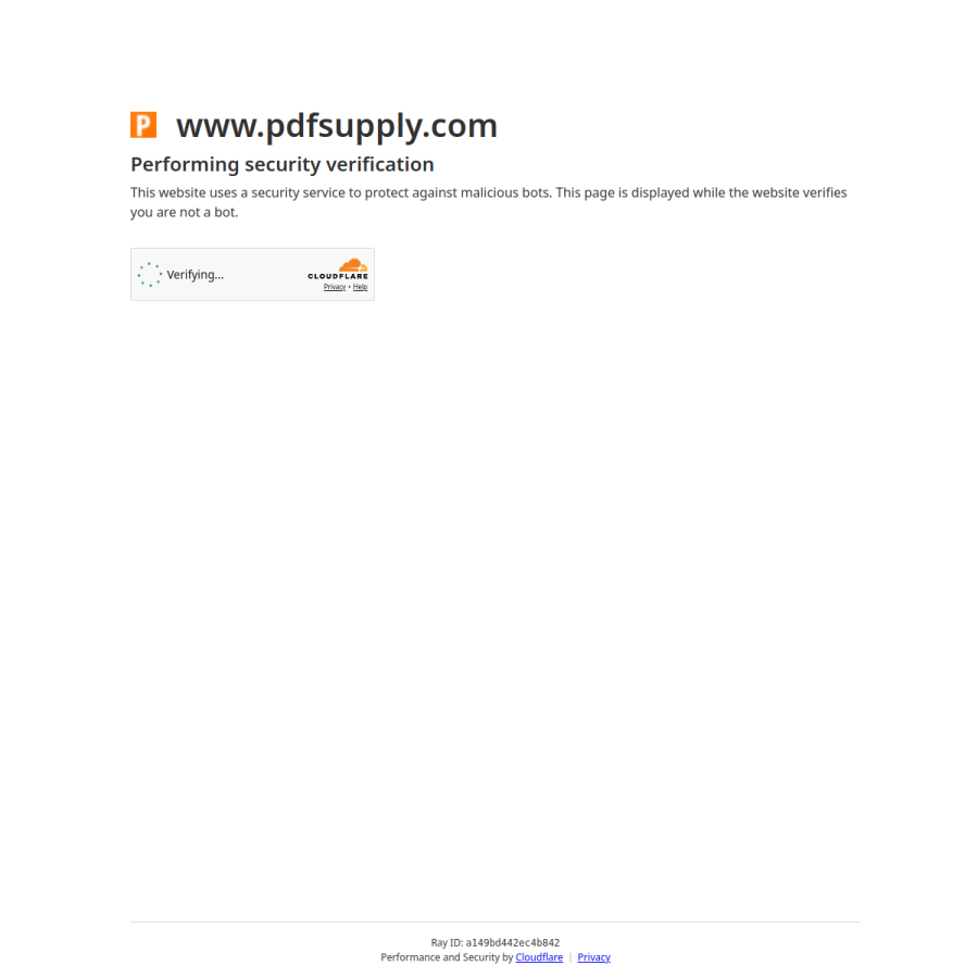 pdfsupply.com homepage screenshot