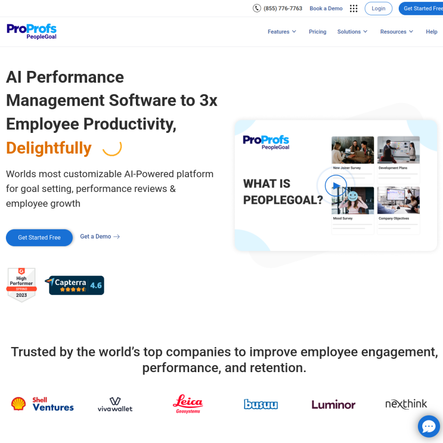 peoplegoal.com homepage screenshot