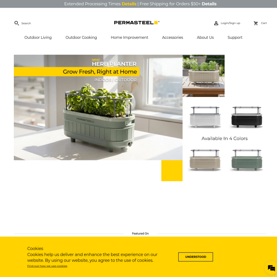 permasteel.life homepage screenshot