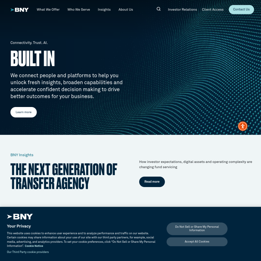 pershing.com homepage screenshot