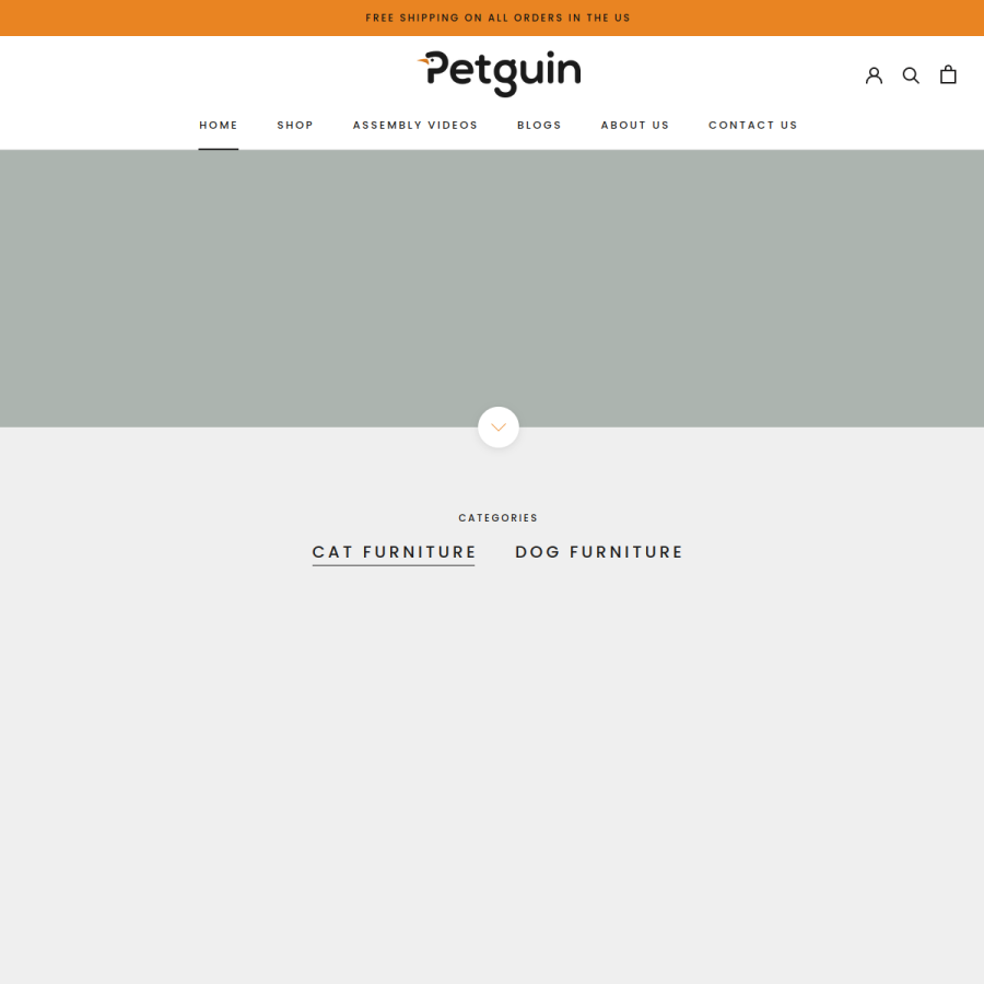 petguin.com homepage screenshot