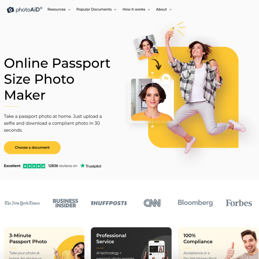 photoaid.com homepage screenshot