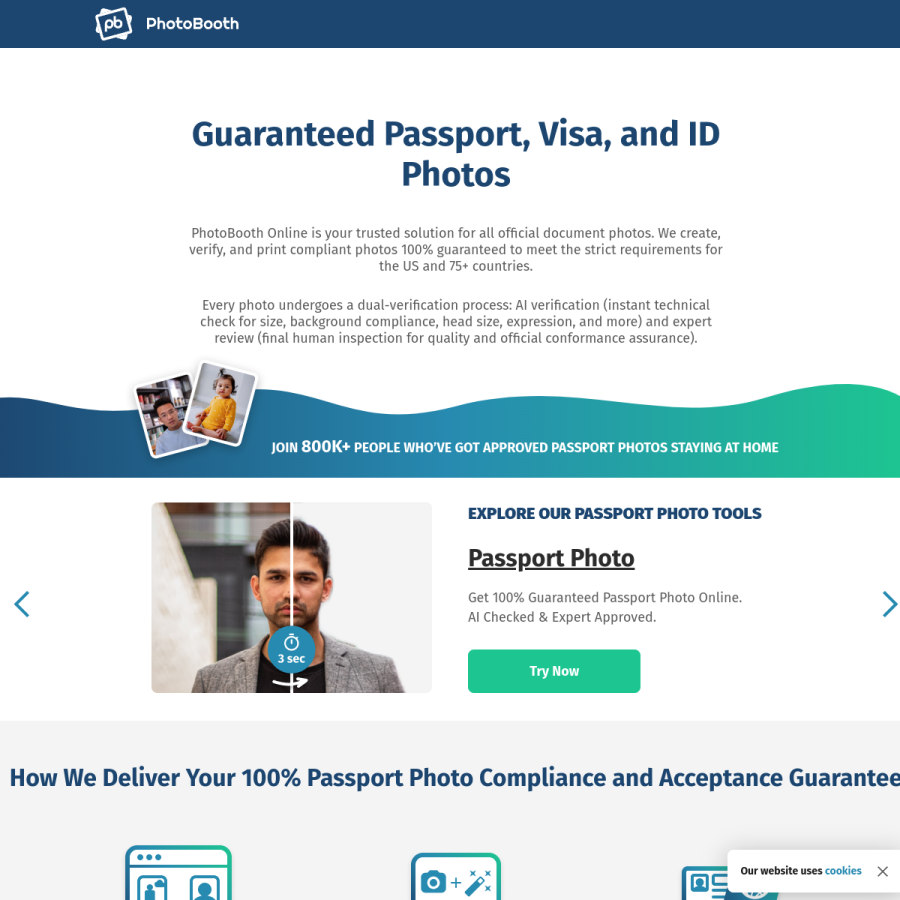 photobooth.online homepage screenshot