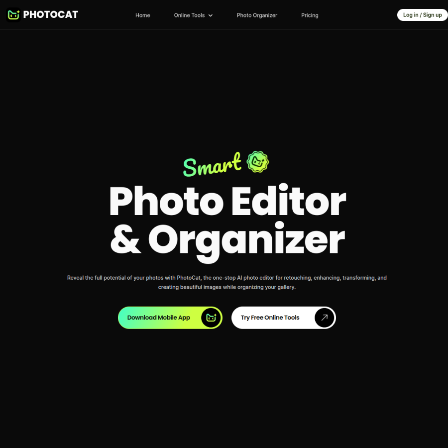 photocat.com homepage screenshot