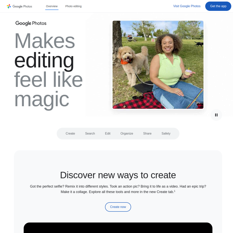 photos.google.com homepage screenshot