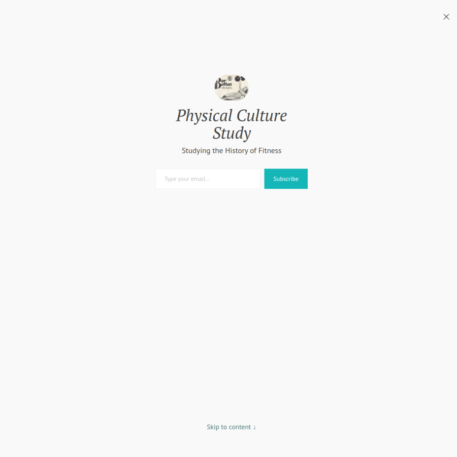 physicalculturestudy.com homepage screenshot