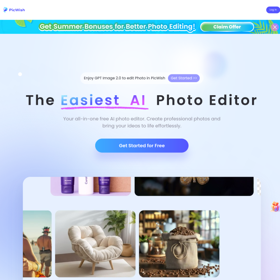 picwish.com homepage screenshot