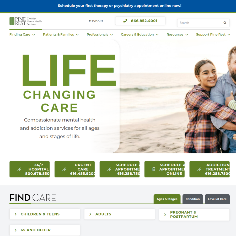 pinerest.org homepage screenshot