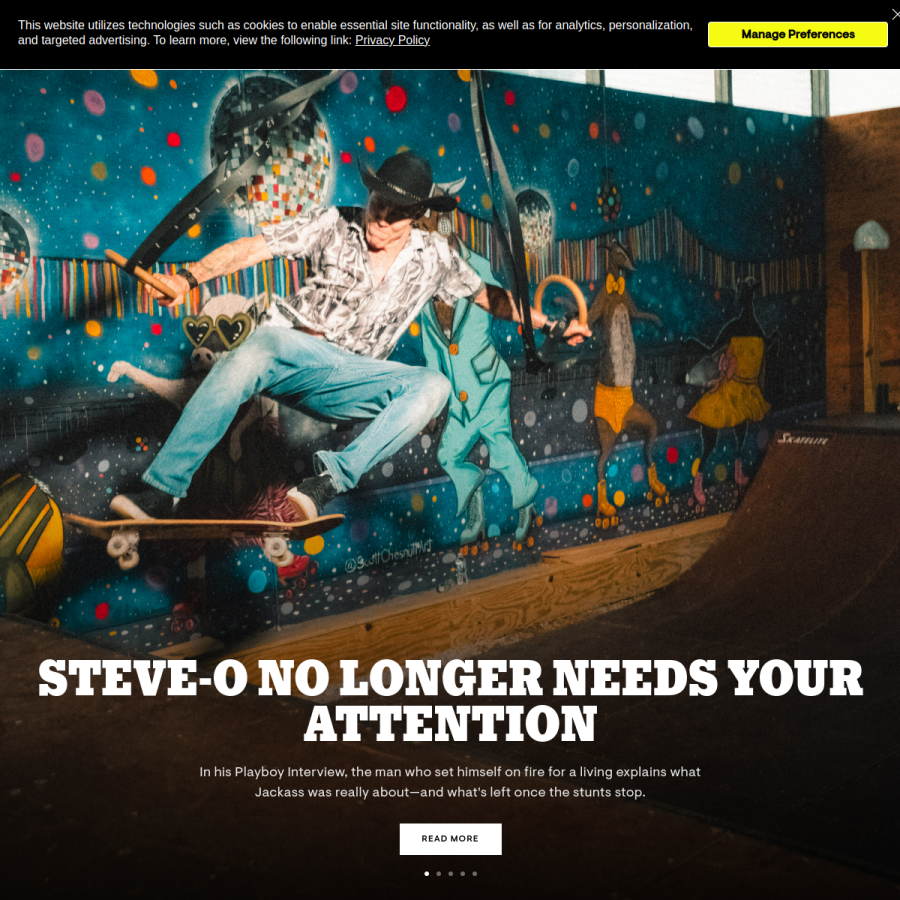 playboy.com homepage screenshot