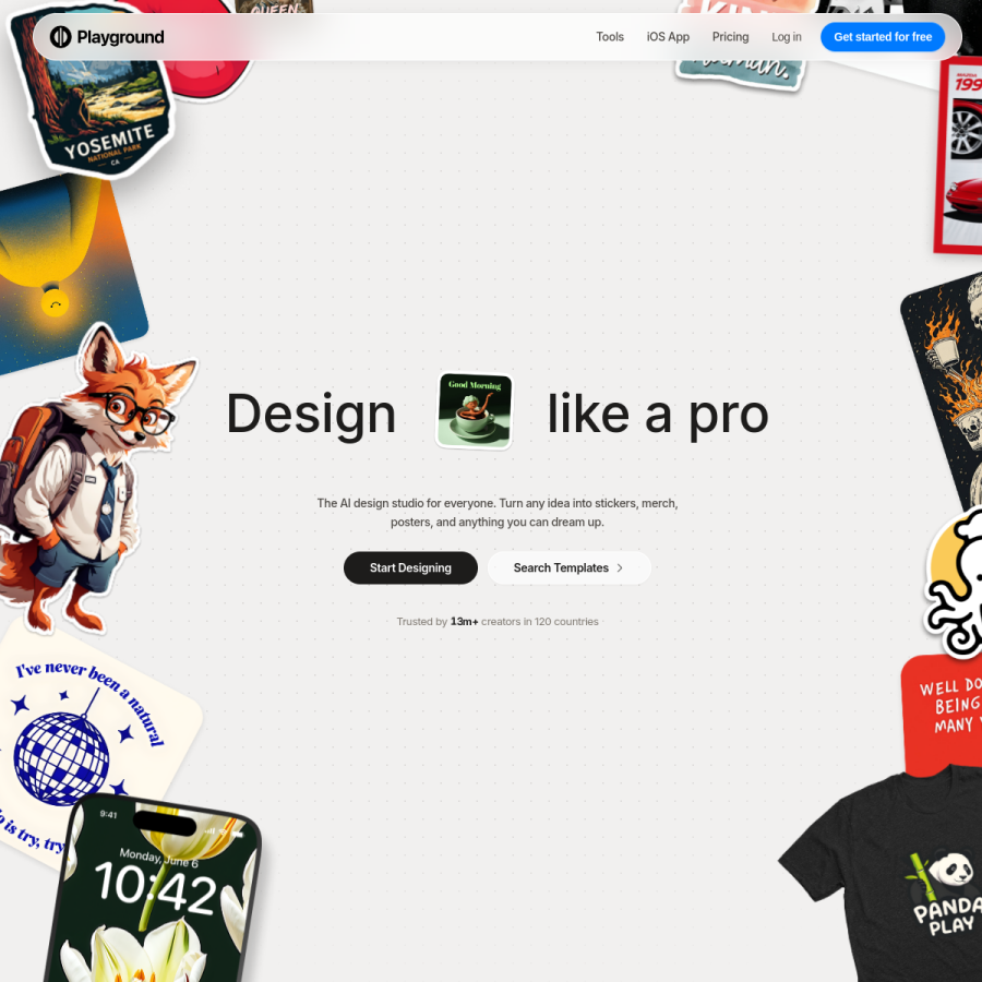 playground.com homepage screenshot