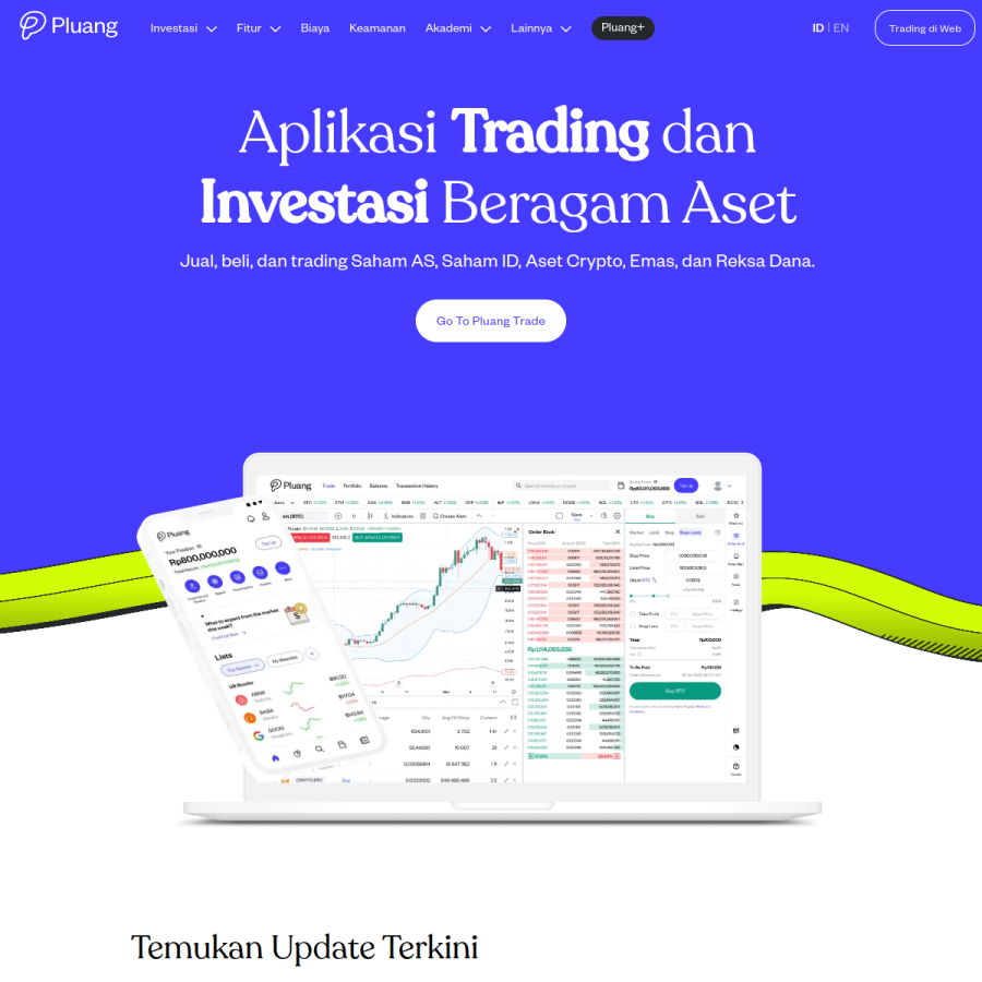 pluang.com homepage screenshot