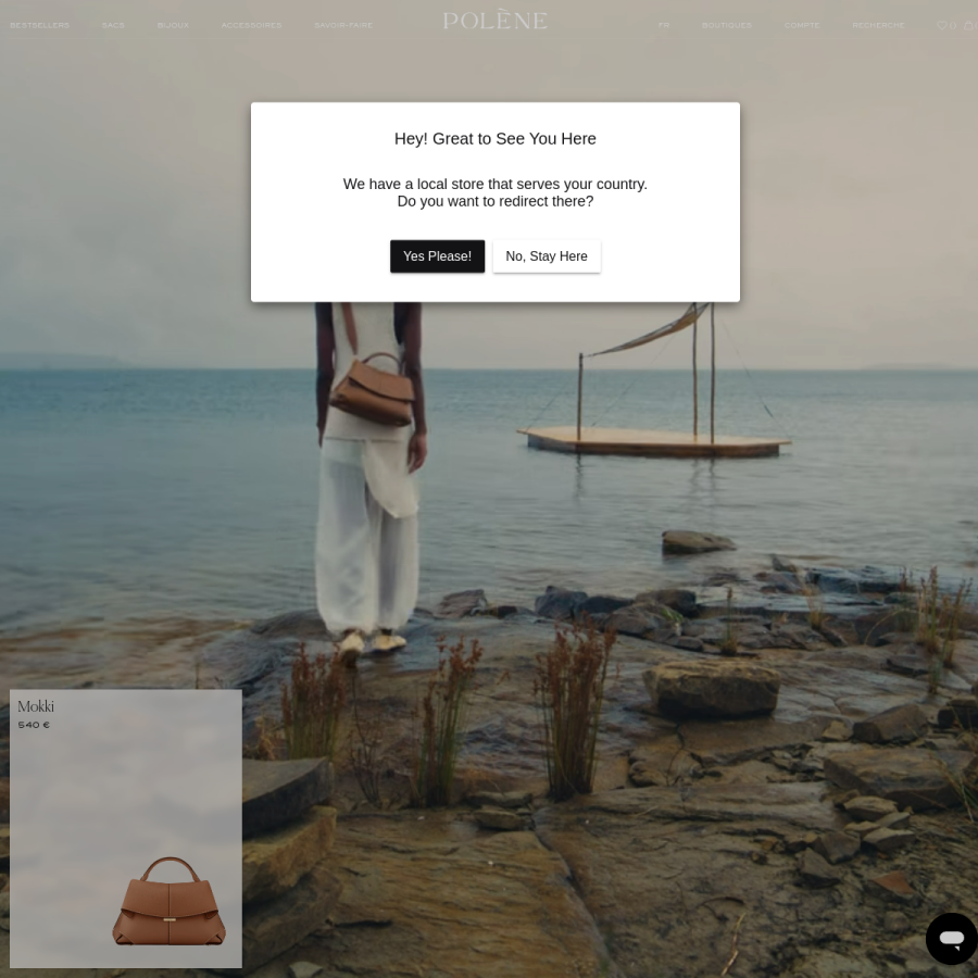 polene-paris.com homepage screenshot