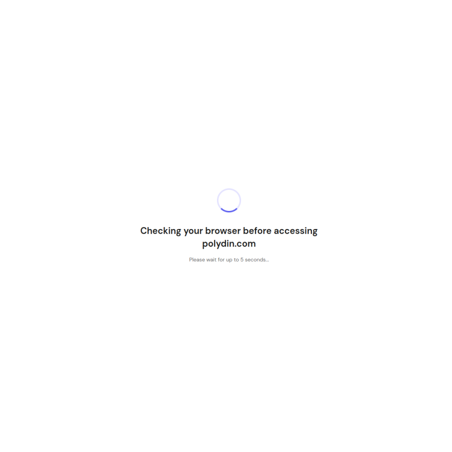 polydin.com homepage screenshot