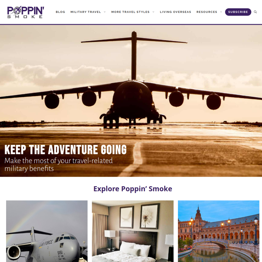 poppinsmoke.com homepage screenshot
